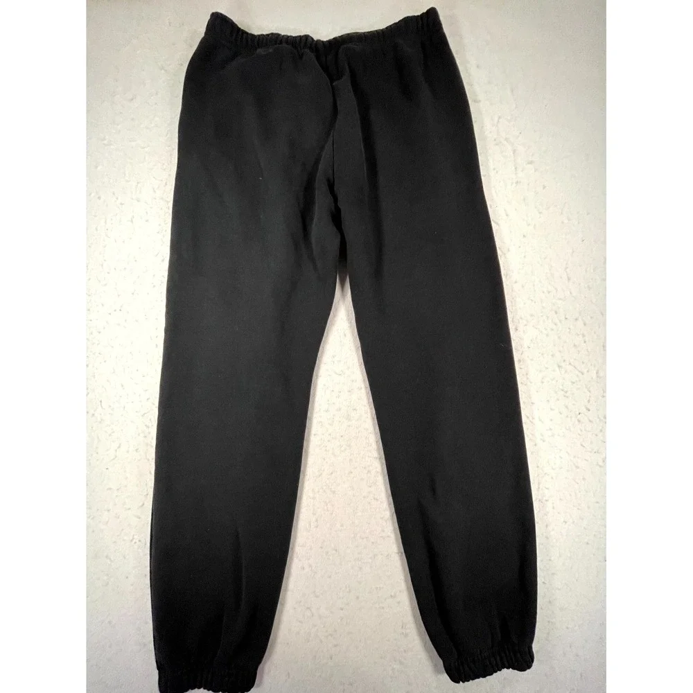 The North Face Sweatpants Mens Large Black Fleece‎ Lined Athletic Tapered Leg